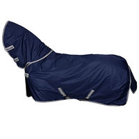 Produktbild von Bucas Freedom Turnout Light Pferdedecke mit Hals Blau 120/160
