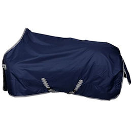 Bucas Freedom Turnout Pferdedecke Winterdecke 120 Navy Silber - 300 g – Bild 1 von 8