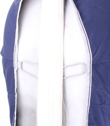 Bucas Freedom Twill Sheet Stalldecke für Pferde in Navy Blau aus Polyester – Bild 1 von 4