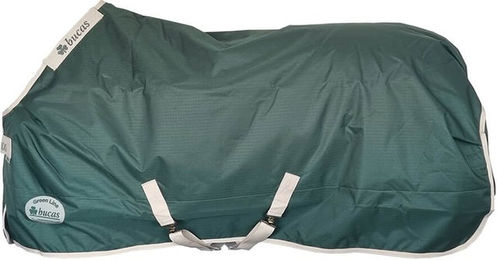Bucas Green-Line Turnout Outdoor-Decke für Pferde 300g Größe 145 Grün/Beige - 300 g – Bild 1 von 5