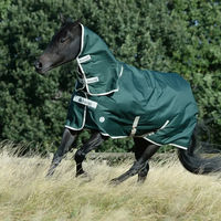 Produktbild von Bucas Greenline Halsdecke für Pferde aus Polyester in Grün Größe XS - 50 g