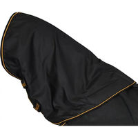 Produktbild von Bucas Irish Turnout Combi Neck Halsdecke für Pferde Schwarz Gold Größe M