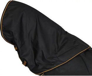 Bucas Irish Turnout Combi Neck Halsdecke für Pferde Schwarz Gold XS – Bild 1 von 2