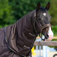 Produktbild von Bucas Irish Turnout Combi Neck Halsteil für Pferde Größe XL Espresso