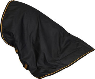 Bucas Irish Turnout Combi Neck Halsteil für Pferde 0g Schwarz Gold Größe S – Bild 1 von 8