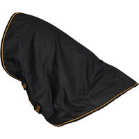 Produktbild von Bucas Irish Turnout Combi Neck Halsteil für Pferde 0g Schwarz Gold Größe S