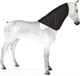 Bucas Irish Turnout Combi Neck Pferdedecke mit Halsteil in Schwarz/Gold Größe XXS – Bild 1 von 6