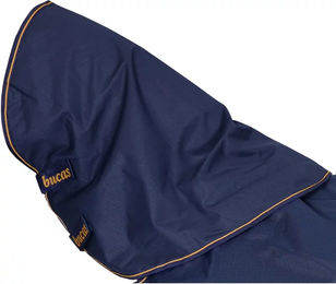 Bucas Irish Turnout Combi Neck Pferdedecke mit Halsteil Navy/Gold Größe S aus Polyester – Bild 1 von 5