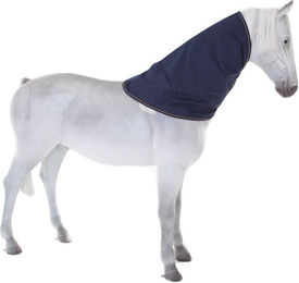 Bucas Irish Turnout Combi Neck Pferdedecke mit Halsteil Navy Gold XS – Bild 1 von 8