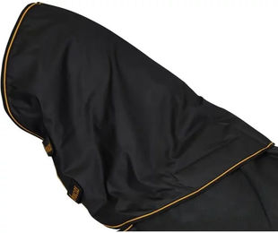 Bucas Irish Turnout Combi Neck Pferdehalsdecke wasserdicht Schwarz Gold XS – Bild 1 von 10