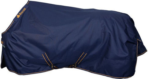Bucas Irish Turnout Extra Classic Weidedecke für Pferde Navy/Gold Rückenlänge 125 cm - 300 g – Bild 1 von 6
