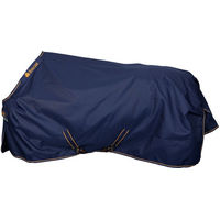 Produktbild von Bucas Irish Turnout Extra Classic Weidedecke für Pferde Navy/Gold Rückenlänge 125 cm - 300 g