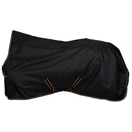 Bucas Irish Turnout Light High Neck Weidedecke für Pferde 50g Schwarz/Gold 130 cm - 1 Stk. – Bild 1 von 5