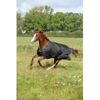 Produktbild von Bucas Irish Turnout Light Weidedecke für Pferde Schwarz/Gold 130 cm