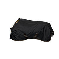 Produktbild von Bucas Irish Turnout Light Weidedecke für Ponys Schwarz/Gold aus Polyester
