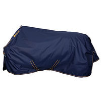 Produktbild von Bucas Irish Turnout Medium Pferdedecke wasserdicht Navy Gold Größe M