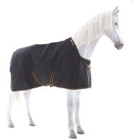 Produktbild von Bucas Irish Turnout Outdoor-Decke für Pferde mit Halsabdeckung Schwarz 75 Zoll
