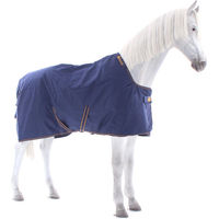 Produktbild von Bucas Irish Turnout Outdoor-Pferdedecke Medium 150g Navy/Gold - 150 g