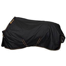 Bucas Irish Turnout Winterdecke für Pferde 150g Schwarz/Gold Größe M – Bild 1 von 9