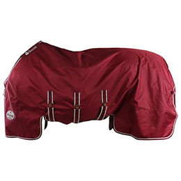 Bucas Jubilee X-Range Turnout Light 0g Outdoordecke für Pferde in Dunkelrot 155 cm – Bild 1 von 3
