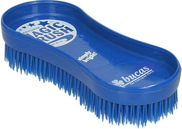 Bucas Magic Brush Pferdebürste aus Kunststoff in Blau – Bild 1 von 1