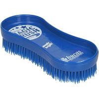 Produktbild von Bucas Magic Brush Pferdebürste aus Kunststoff in Blau