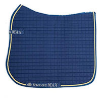 Produktbild von Bucas Max Dressage Saddle Pad Schabracke für Pferde Navy Gold One Size