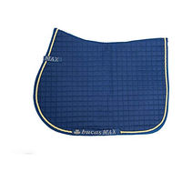 Produktbild von Bucas Max Jumping Saddle Pad für Pferde Navy Gold One Size