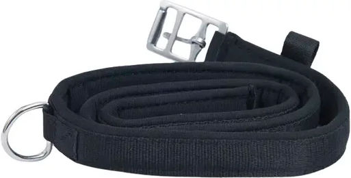 Produktbild von Bucas Neckstrap Zebra Sattelgurt für Pferde in Schwarz und Bunt