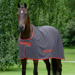 Bucas Power Cooler Pferdedecke für Ponys in Schwarz-Silber aus Polyester – Bild 1 von 5