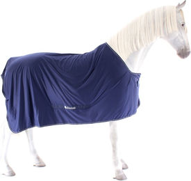 Bucas Power Cooler Pony Abschwitzdecke aus Polyester in Navy/Silber Größe 85 – Bild 1 von 4