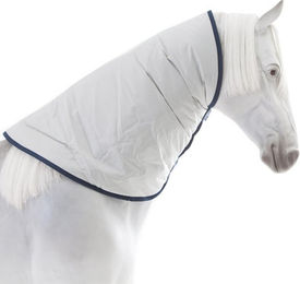 Bucas Power Turnout Combi Neck Pferdedecke aus Nylon in Silber Grösse XS - 300 g – Bild 1 von 5