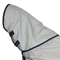 Produktbild von Bucas Power Turnout Combi Neck Pferdedecke Silber Größe M - 300 g