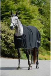 Bucas Prize Cooler Outdoor-Decke für Pferde aus Polyester in Schwarz-Silber 140/191 cm – Bild 1 von 4