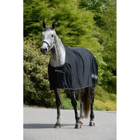 Produktbild von Bucas Prize Cooler Outdoor-Decke für Pferde aus Polyester in Schwarz-Silber 140/191 cm