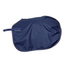 Bucas Quarter Sheet Wasserdichte Nierendecke für Pferde in Navy/Silber – Bild 1 von 4