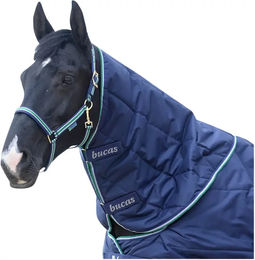 Bucas Quilt 0g Neck Fleece Halsdecke für Pferde Blau Größe S – Bild 1 von 3