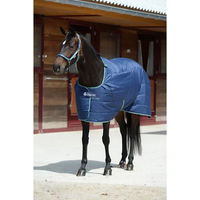 Produktbild von Bucas Quilt Stalldecke für Pferde Big Neck Navy Blau