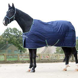Bucas Quilt Stalldecke für Pferde in Navy Blau aus Polyester 150g – Bild 1 von 8