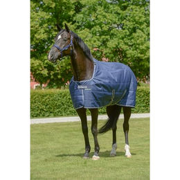 Bucas Quilt Stalldecke für Pferde Navy Blau 150g – Bild 1 von 6