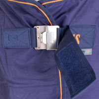 Produktbild von Bucas Recuptex Therapy Turnout Pferdedecke Blau Orange 140