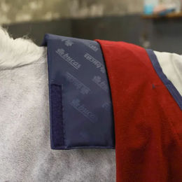 Bucas Satteldecke mit Widerristschutz für Pferde in Blau – Bild 1 von 7