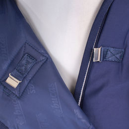 Bucas Shamrock Power Full Neck Pferdedecke aus Polyester in Navy/Silber Größe 120 – Bild 1 von 4