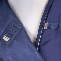 Produktbild von Bucas Shamrock Power Full Neck Pferdedecke aus Polyester in Navy/Silber Größe 120