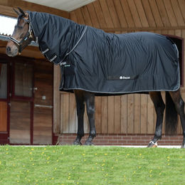 Bucas Shamrock Power Full Neck Pferdedecke Schwarz Silber Größe 170 – Bild 1 von 3