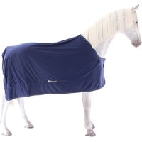 Produktbild von Bucas Shamrock Power Pony Decke für Ponys in Navy/Silber aus Polyester