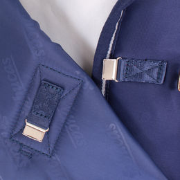 Bucas Shamrock Power Pony Pferdedecke aus Polyester in Navy/Silber Größe 120 – Bild 1 von 4
