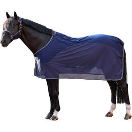 Bucas Show-Line Competition Cooler Abschwitzdecke für Pferde Navy/Grey 145 cm – Bild 1 von 7