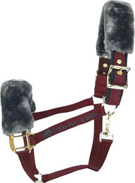 Produktbild von Bucas Show-Line Halfter für Pferde in Burgundy, Grau oder Braun