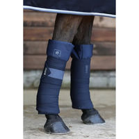 Produktbild von Bucas Show-Line Wrap Gamaschen für Pferde Blau 4er Pack